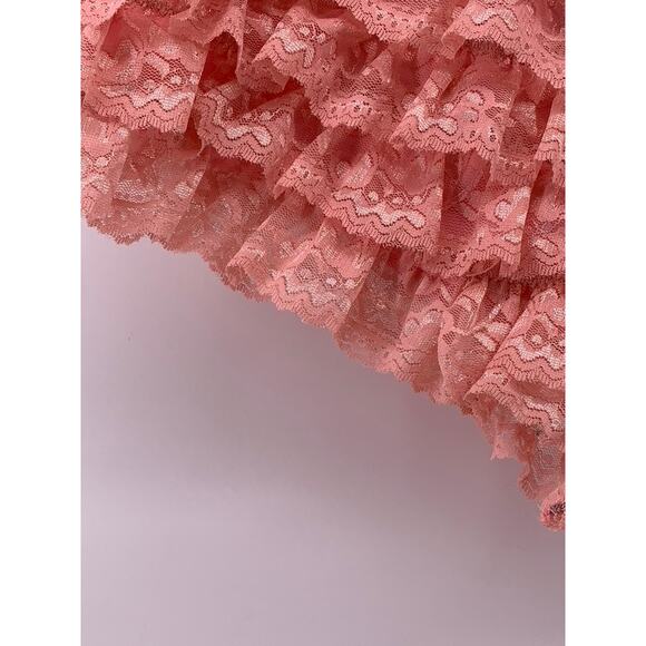 SUGAR THRILLZ Women's Pink Lace Ruffle Bloomers SZ M - Picture 8 of 10